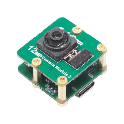 for Raspberry Pi USB Camera Module 3, IMX708 12MP UVC Camera, with 75°(D) Fix...