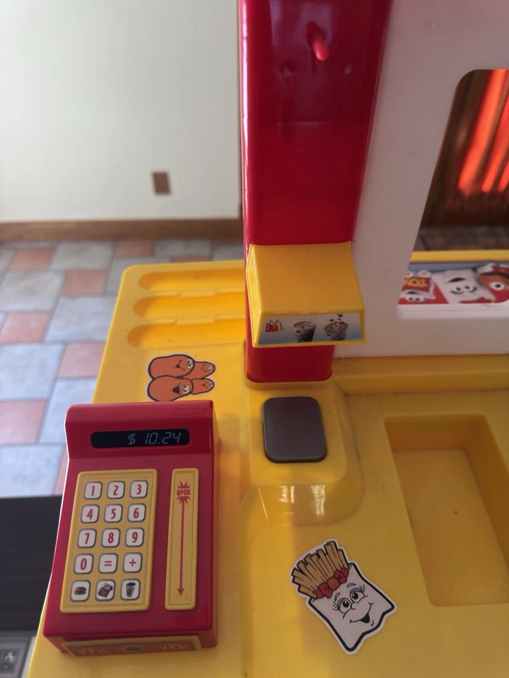 Vintage 2000s McDonald's Drive Thru Kitchen Playset With Food Accessories - Image 4 of 4