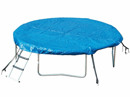 Housse De Trampoline Extérieur 305/366 Cm – Imperméable, Résistante Aux Déchirures, En Plastique Fibre, Pour Protection Contre Pluie, Poussière, Feuilles