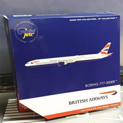 航空機・ヘリコプター Gemini 1/400 777-300ER British Airways GEMGJ2118F 1:400 Gemini Jets British Airways B777-300ER Reg