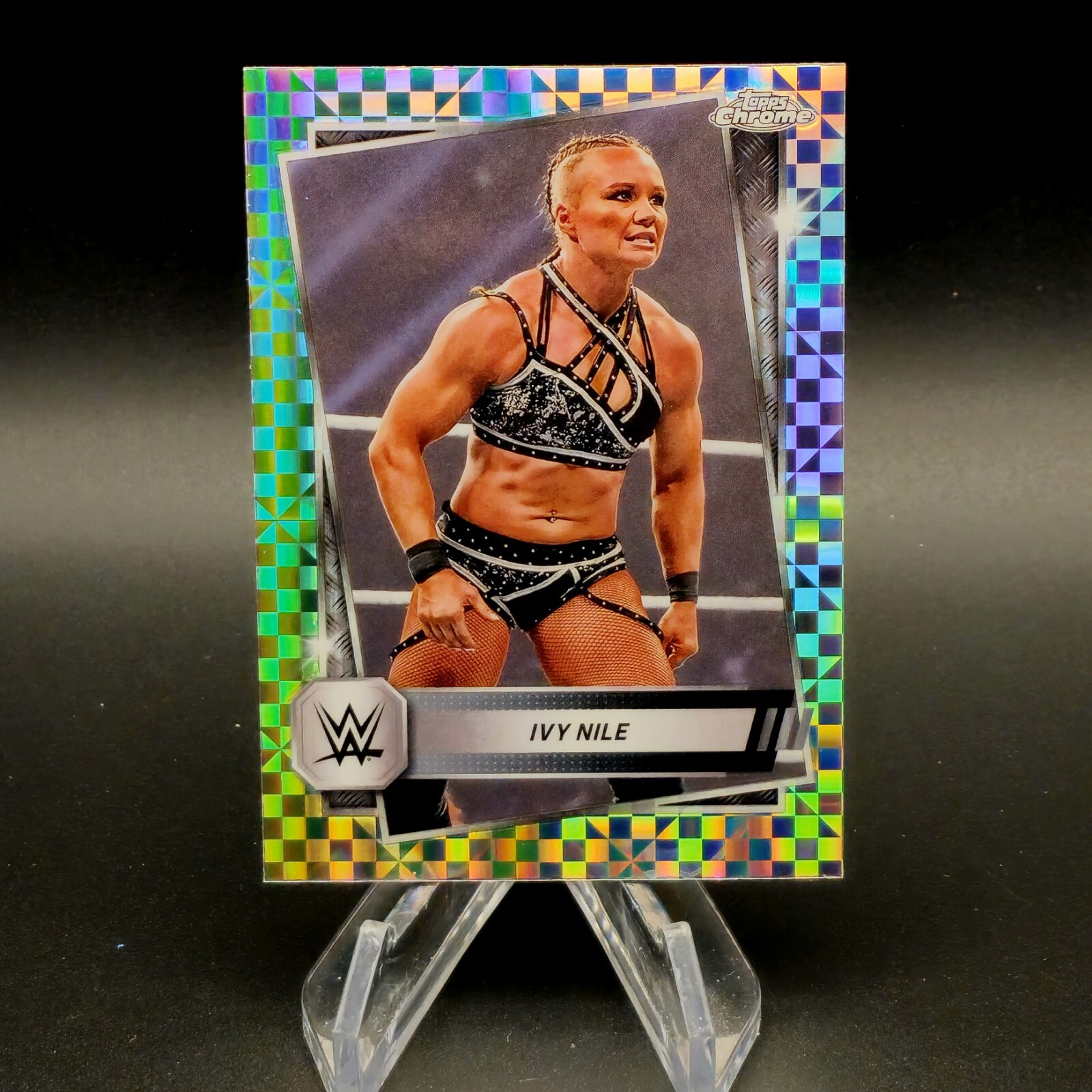 2025 Topps Chrome WWE Ivy Nile X-Fractor #93