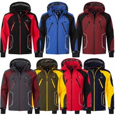 Herren Softshell Jacke Windbreaker Wanderjacke Softshelljacke Rock Creek H-230