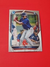 LYONELL JAMES 2023 Bowman Chrome #BCP-118 , BOSTON RED SOX