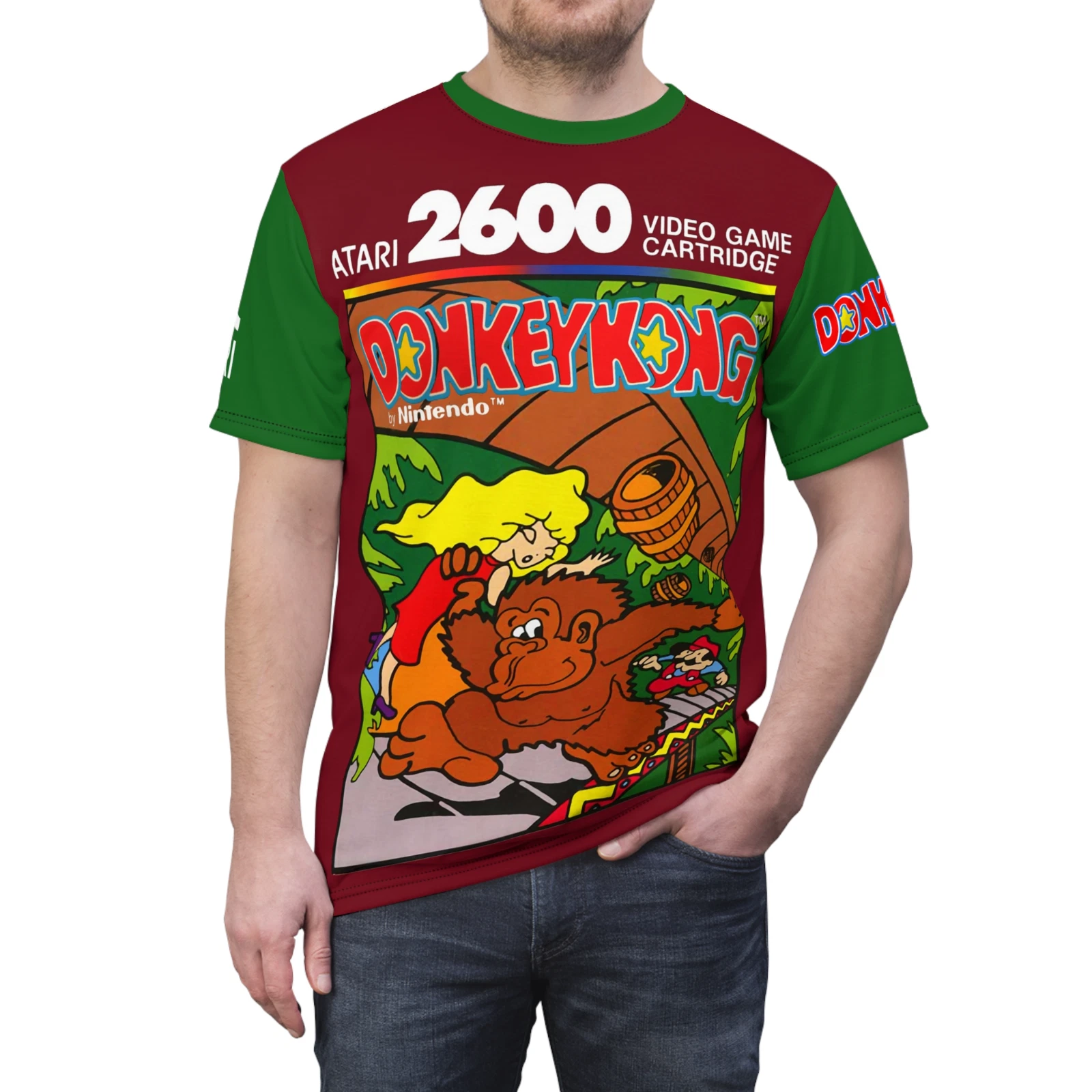 Donkey Kong Atari 2600 Retro Video Game T-Shirt