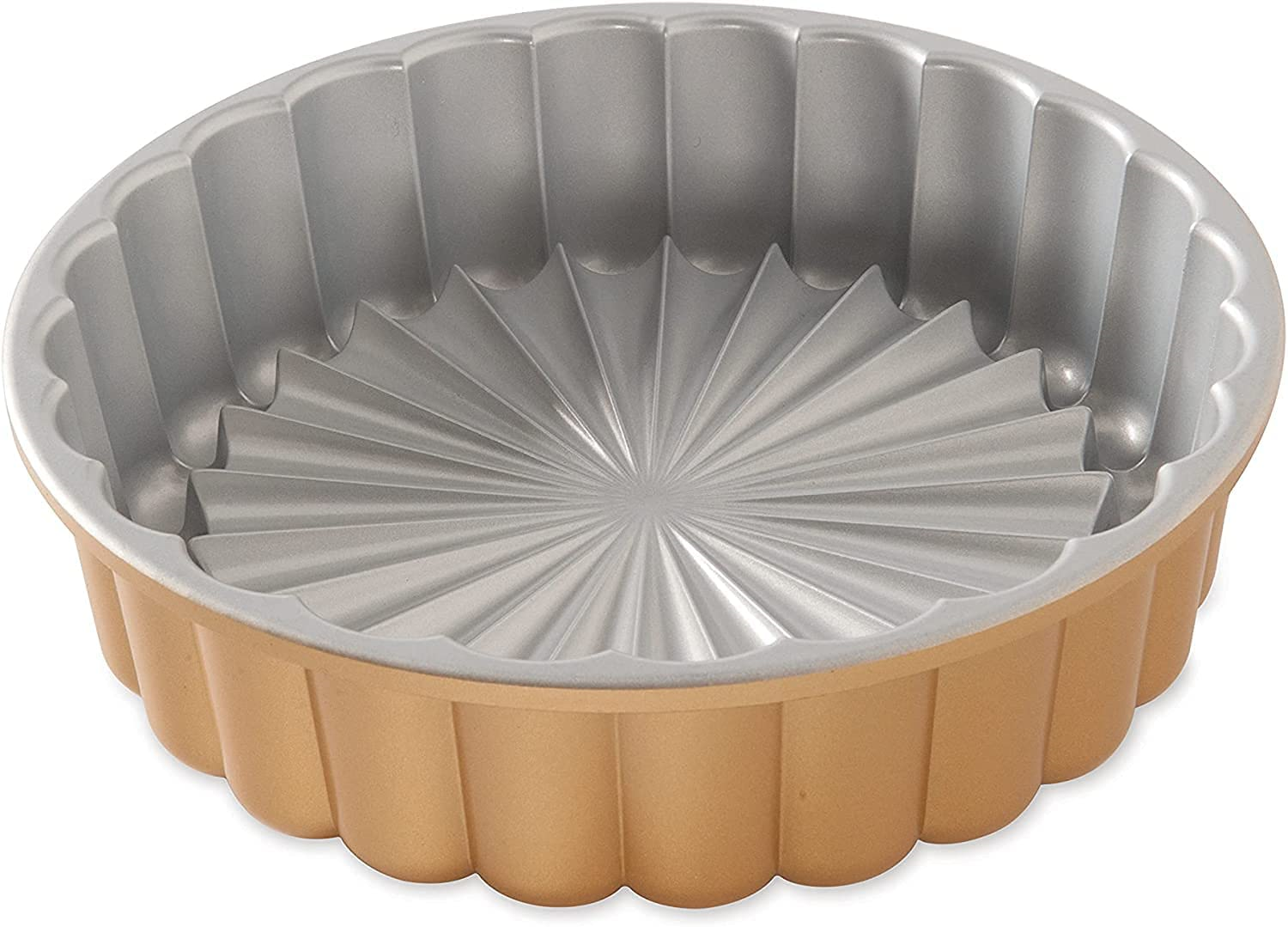 Nordic Ware Charlotte Cake Pan, One Size, Gold