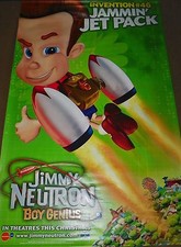 JIMMY NEUTRON Boy Genius Vinyl Theater Movie POSTER 75" X 48" Jetpack Invention