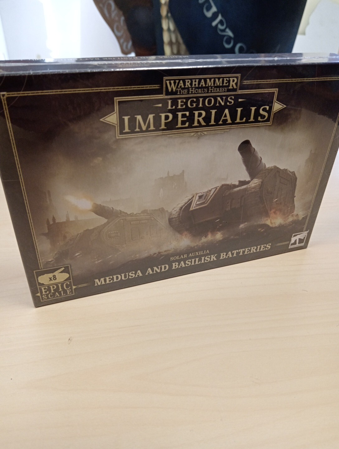 MEDUSA AND BASILISK BATTERIES set di 8 miniature SOLAR AUXILIA warhammer THE HOR