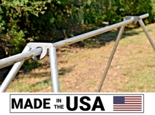 [SR] Steel Shooting Target Stand Brackets use with EMT Conduit / up to 1" Pipe