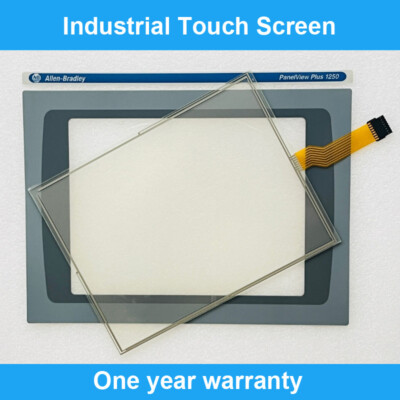 Touch Screen Glass Digitizer PanelView Plus 1250 2711P-T12C15B2+Overlay Film