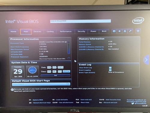 Intel NUC8i3BEH1 CORE i3-8109U @ 3.0GHz | 4GB RAM, 500GB HDD | #P81 - Afbeelding 11 van 12