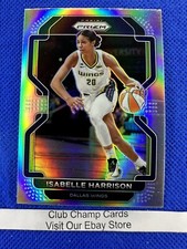 2022 #155 Isabelle Harrison WNBA Panini Prizm Basketball Silver Prizm Wings
