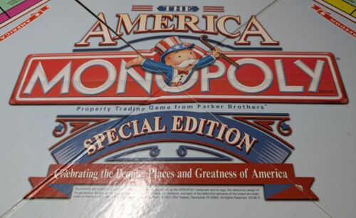 Juego de Mesa American Monopoly Edición Especial Parker Brothers Probado + Organizado - Imagen 14 de 19
