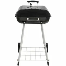 17.5” Steel Porcelain Portable Outdoor Charcoal Barbecue Grill NEW