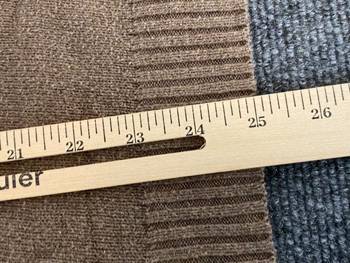 American Rag Mens Sweater Pullover Brown Tan Two Tone Size Medium Casual Dress - Picture 11 of 12
