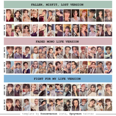 Seventeen FML Official Album Photocards (SCoups Jeonghan