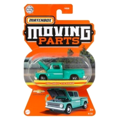 Matchbox Moving Parts 2021 1963 Chevy C10 Pickup Green MB1143 1/64