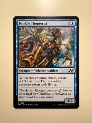 Magic MTG   Nimble Thopterist   Aetherdrift 53   C   ENG   MINT