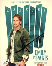Lucas Bravo Emily in Paris Autographed Signed 8x10 Photo ACOA