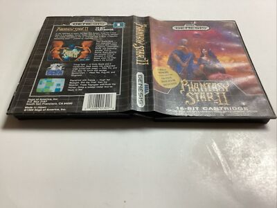 Phantasy Star II- Sega Genesis Game and Case no Manual