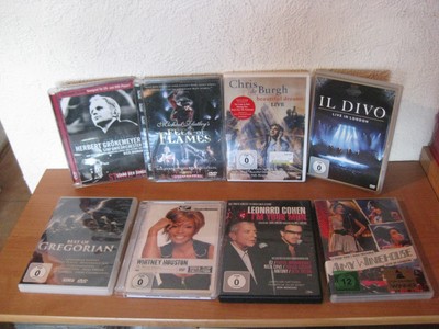 8 x DVD - Musik  Konvolut