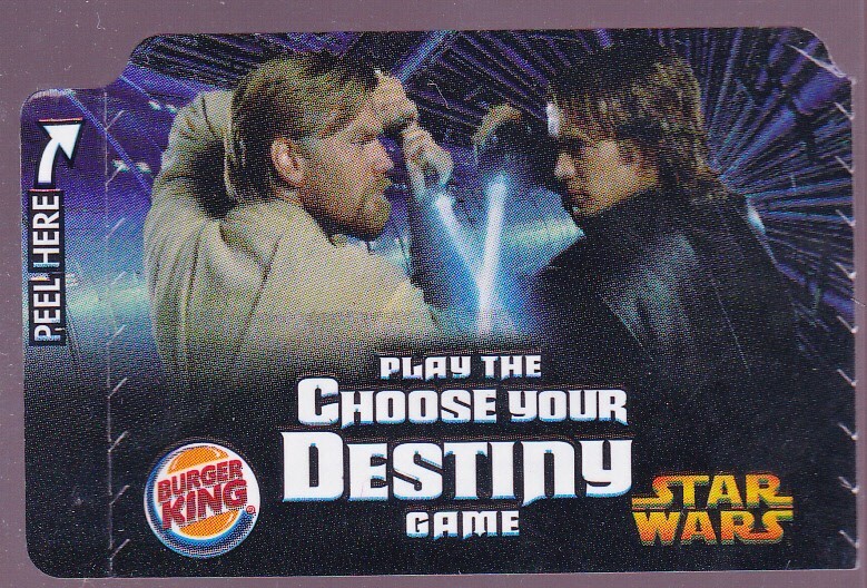 Star Wars Burger King CHOOSE YOUR DESTINY 2005 Wicket Game Piece