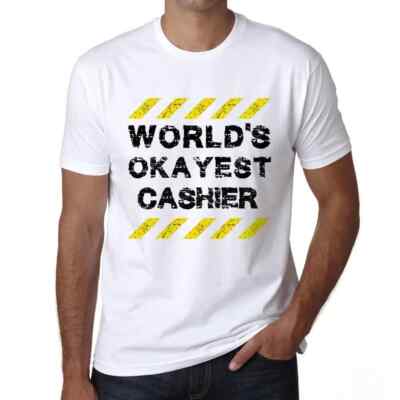 Herren Grafik T-Shirt Der beste Kassierer der Welt   Worlds Okayest Cashier