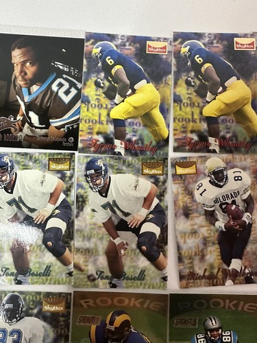 Lote (31) cartas de novato de la NFL 97 Pinnacle 97 Topps 94 95 Skybox 96 mazo superior - Imagen 10 de 12