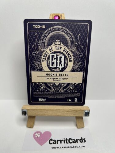 MOOKIE BETTS 2021 Topps Gypsy Queen Tarot of the Diamond #TOD-15 Dodgers - Picture 4 of 6