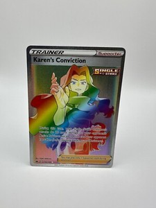 Karen's Conviction (Secret) 216/198 Swsh06: Sword & Shield - Chilling Reign NM