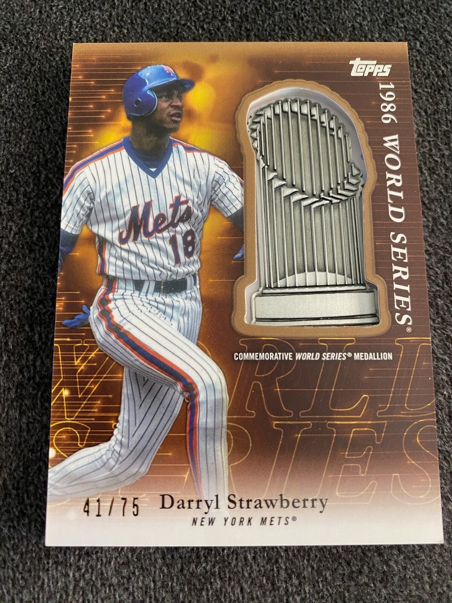 2023 Topps Update Series Darryl Strawberry World Series Medallion