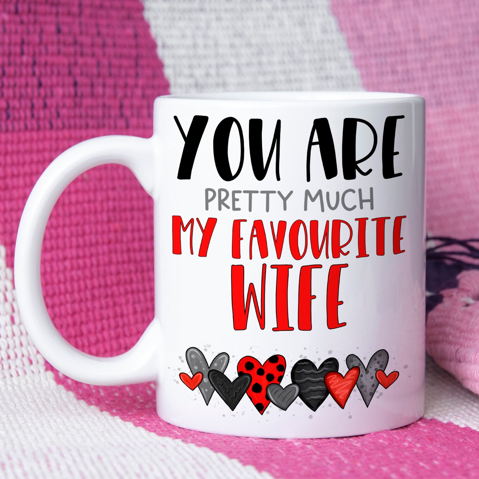 Funny Favorite Wife Coffee Mug - Adult Humor Novelty Gift
