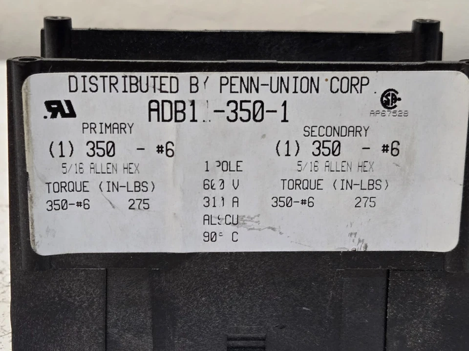 Penn-Union Power Distribution Block ADB11-350-1 - Image 2 of 4