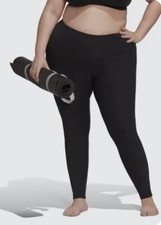 Adidas Women  s Plus 3x Yoga Essentials 7/8 Length High Rise