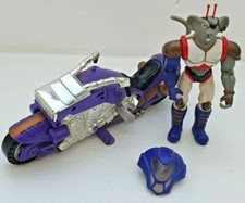 Biker Mice From Mars - Planet-Hoppin' Modo + Crater Cruiser- 1995 Galoob *RARE*