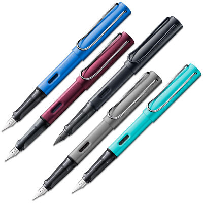 LAMY Füller AL Star Füllfederhalter Füllhalter Edelstahl Feder M Linkshänder neu