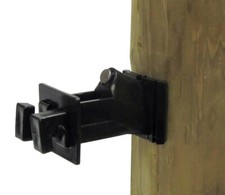 Dare Products Wood Post Insulator Black
