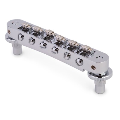 TonePros TP6R-C Locking Imperial Rollsättel Brücke, kleine Pfosten, Chrom