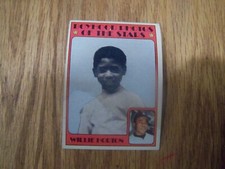 WILLIE HORTON BOYHOOD PHOTOS OF THE STARS 1972 TOPPS  BASEBALL CARD # 494
