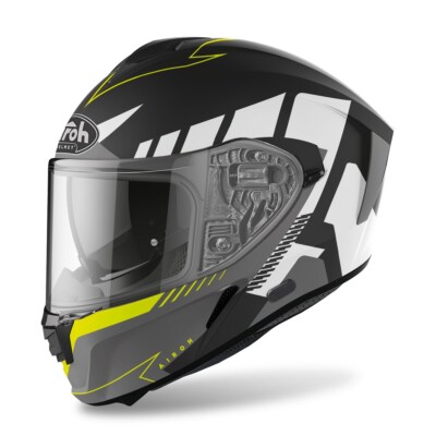 Airoh Spark Rise Motorrad Helm Integralhelm sportlich black matt XL