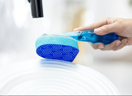 Dishwand Refills 2pc/ Reusable Scrub Dots Non-Scratch Dish Wand Refills Scrubber - Picture 8 of 23