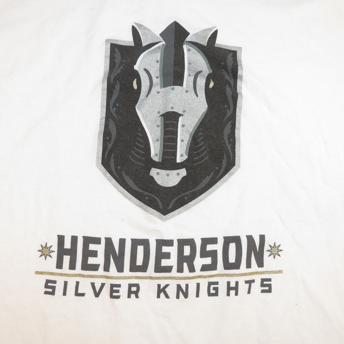 HENDERSON SILVER KNIGHTS Minor League HOCKEY LAS VEGAS GOLDEN T SHIRT Mens  XL