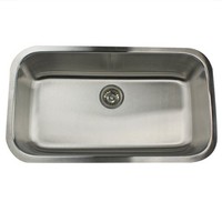 Nantucket Sinks Ns3219-16 32-inch Large Rectangle Single Bowl Stainless Steel Un on sale Nantucket Sinks Ns3219-16 32-inch Large Rectangle Single Bowl Stainless Steel Un on sale