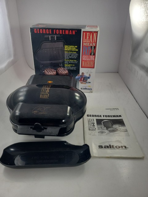 george foreman 2 serving classic plate grill