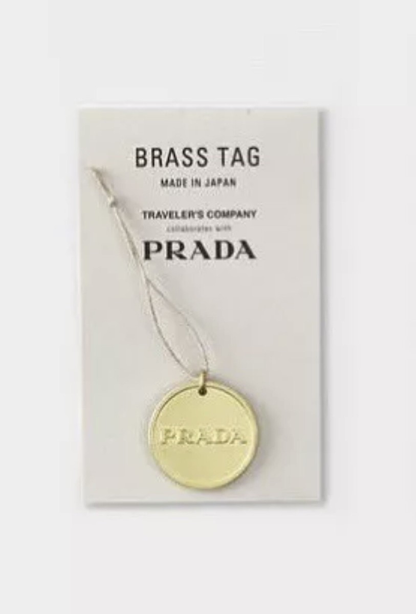 Travelers Notebook/Company Prada •Brass Tag | eBay