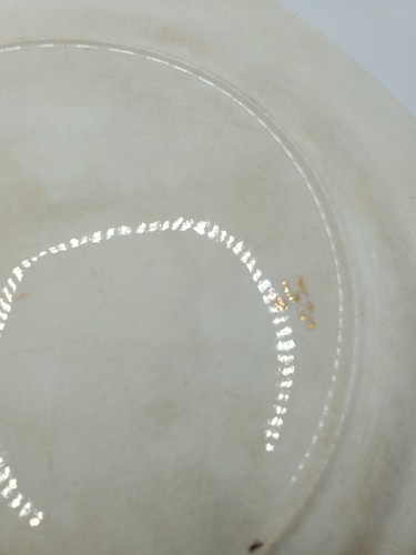 Vintage Crown Ducal "PURPLE CHINTZ" England Goldrand 8 3/4" Salatteller UK - Bild 5 von 6