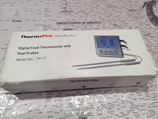 ThermPro Digital Food Thermometer With Dual Probes Model TP-17 (B36A)