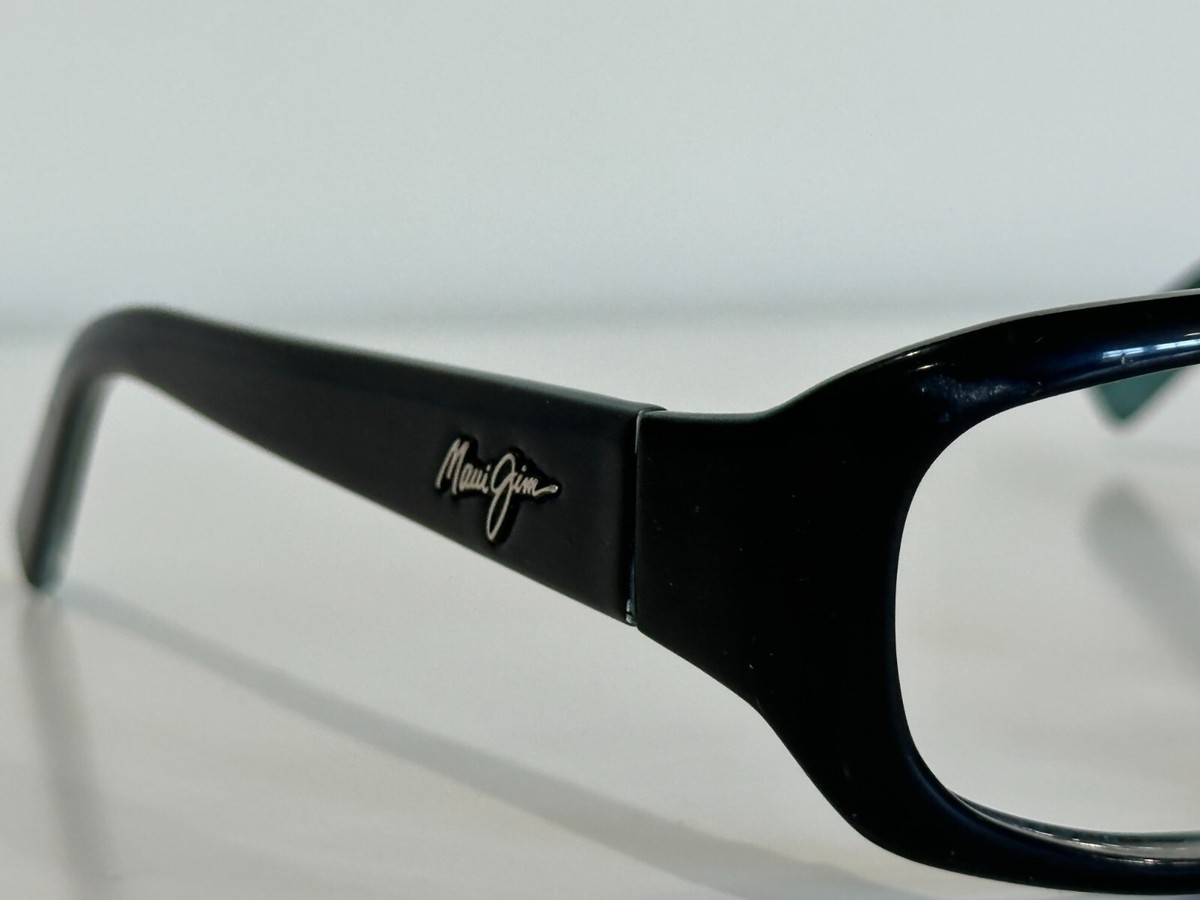 Maui Jim MJ 219-03 Punchbowl Black Blue Sunglasses 54-17-135  display picture 3
