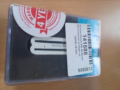 Seymour Duncan SHR-1b Hot Rails Strat Brücke Single Coil Größe Humbucker (weiß)