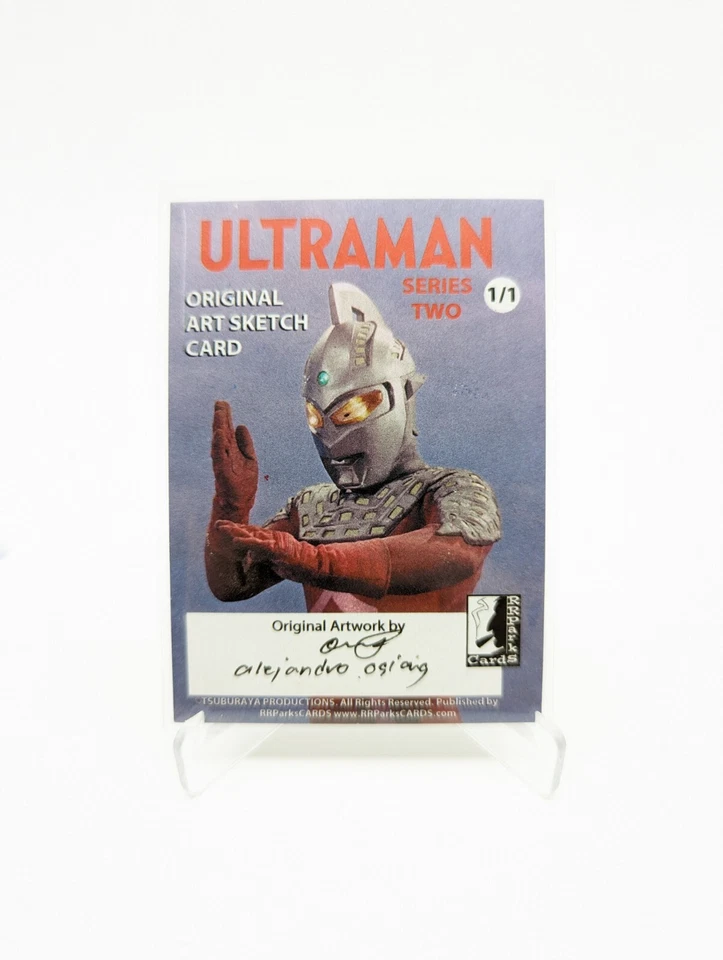 RRParks Ultraman Artist Proof Sketch Card ALIEN BORG by Alejandro Osiang 1/1 - Image 2 of 2