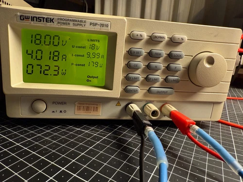 Tested GW Instek PSP-2010 - Programmable Power Supply 20V 10A